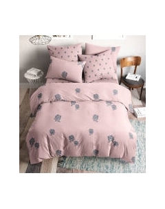 Комплект постельного белья Розочки Стандарт Семейный 50x70 / 70143-2+70144-2 Ночь нежна