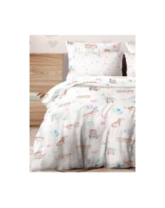 Комплект постельного белья Тигрята Стандарт 1.5 сп. 50x70 / 10016-1+10017-1 Ночь нежна