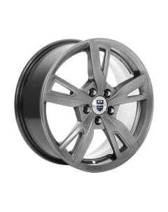 Литой диск Фишт (KC690) 16x6.5" 5x114.3мм DIA 67.1мм ET 45мм Дарк платинум K&k