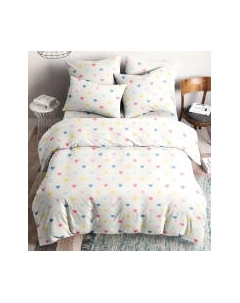 Комплект постельного белья Влюбленность Евро / 70720-1 Веселина