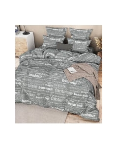 Комплект постельного белья Ночь нежна Письма Стандарт 2 сп Евро 70x70 / 7420-1