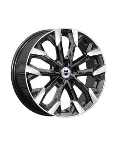 Литой диск K&K Морейн 17x6.5" 5x114.3мм DIA 66.1мм ET 50мм Алмаз черный K&k