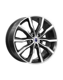 Литой диск K&K Портер 18x7.5" 5x108мм DIA 67.1мм ET 45мм Алмаз черный K&k