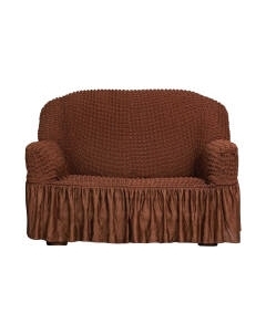 Чехол на 2-х местный диван Софатэкс Стандарт ПО-4 с оборкой / 00981