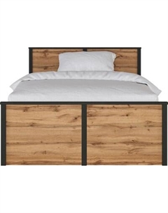 Полуторная кровать Black Red White Loft LOZ120х200 Д Black red white