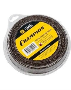 Леска для триммера Champion Hurricane saw twist 3.0мм / C7086