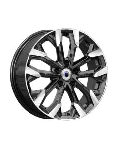 Литой диск Морейн 17x6.5" 5x114.3мм DIA 67.1мм ET 50мм Алмаз черный K&k