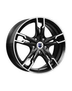 Литой диск K&K Солар 17х7" 5х114.3мм DIA 66.1мм ET 40мм Алмаз черный K&k