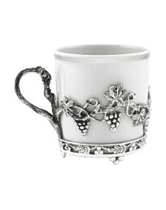 Кружка Кольчугинский мельхиор Виноград / КМ1844ЧШ06