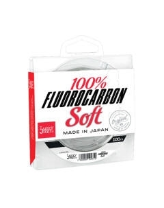Леска монофильная Fluorocarbon Soft 100/018 / LJ4049-018 Lucky john