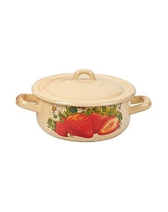 Кастрюля Лысьвенские эмали Сочная клубника С-16072/4 КмЭ