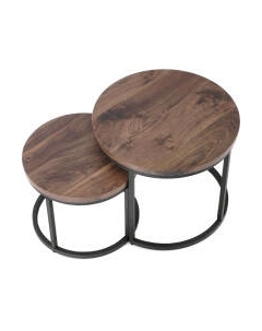 Комплект журнальных столиков Halmar Oreo / V-CH-OREO-LAW-ORZECHOWY