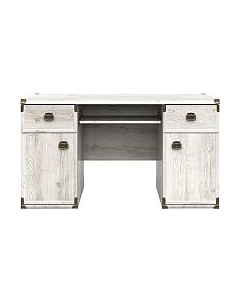 Компьютерный стол Black Red White Индиана JBIU 2d2s Black red white