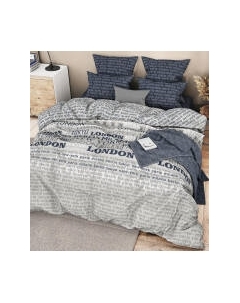 Комплект постельного белья Милан Стандарт Евро 50x70 / 71061-1+71062-1 Ночь нежна