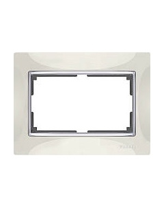 Рамка для выключателей и розеток Werkel WL03-Frame-01-DBL / a033482