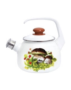 Чайник со свистком Грибная поляна С-2711 АП/4Рч Лысьвенские эмали