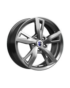 Литой диск Фишт (КС690) 16x6.5" 5x114.3мм DIA 66.1мм ET 50мм Дарк платинум K&k