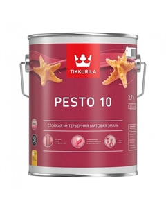 Краска PESTO 10 A мат. 0,9 л Tikkurila