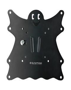 Кронштейн Kromax CASPER-200, для ТВ, фиксированный, 15-43", до 30 кг, 21 мм от стены, чёрный