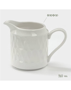 Набор сервировочный фарфоровый, 7 предметов: солонка 100 мл, перечница 100 мл, сахарница с ложкой 350 мл, молочник 310 мл, салфетница, подстав... Bellatenero