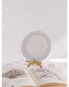 Тарелка WY Royal bird, d=20 см, фарфор, белая Wilson&young