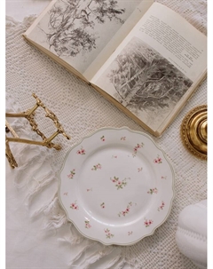 Тарелка WY Spring flowers, d=26.5 см, фарфор, белая Wilson&young