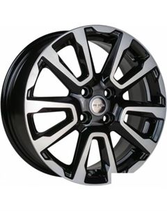 Литые диски КС1026 16x6.5" 4x100мм DIA 60.1мм ET 50мм Алмаз черный K&k