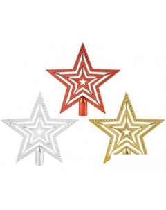 Елочная верхушка Звезда 007640 (3 шт) Волшебная страна