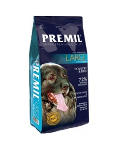Корм для собак Large 15 кг Premil