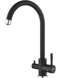 Смеситель Nibiru (308 черный) Gran-stone