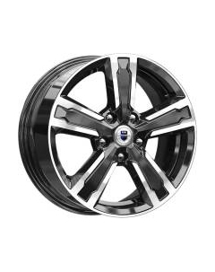 Литой диск K&K Оклахома 16x6.5" 5x100мм DIA 57.1мм ET 38мм Алмаз черный K&k