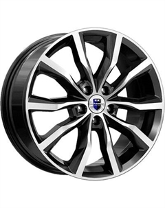 Литой диск K&K Портер 18x7.5" 5x115мм DIA 70.2мм ET 40мм Алмаз черный K&k