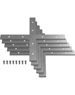 Соединитель профилей для шинопровода Ambrella X GP8057 SL