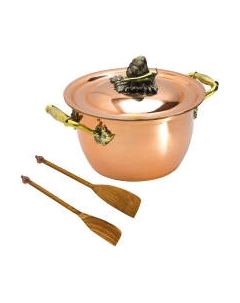 Кастрюля Кольчугинский мельхиор Чеснок / КМ19680306