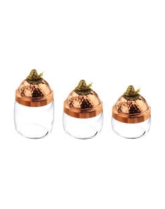 Набор емкостей для хранения Кольчугинский мельхиор Чеснок / КМ9640301