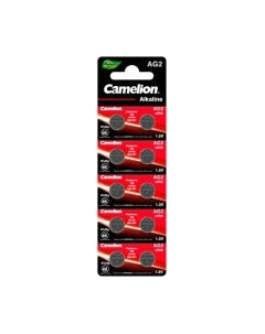 Комплект батареек Camelion АG2-BP10 Mercury Free / 12810