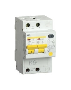 Дифференциальный автомат IEK АД12S 2Р 50А 300мА / MAD13-2-050-C-300 Iek