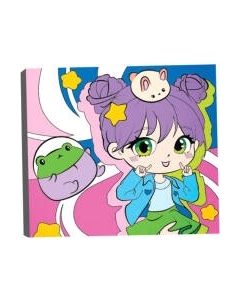 Картина по номерам Школа талантов Зеленоглазая девочка / 9472191