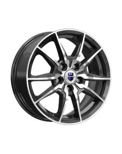 Литой диск K&K Адамар 16x6.5" 5x114.3мм DIA 66.1мм ET 40мм Алмаз черный K&k