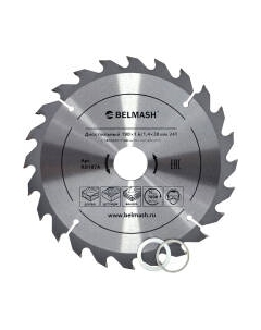 Пильный диск БЕЛМАШ 190x1.6/1.4x30/25.4/22.2 24Т / RD107A Белмаш