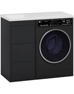 Тумба с умывальником Grafit 40 / GRA-01040-013Я+5212100 Brevita