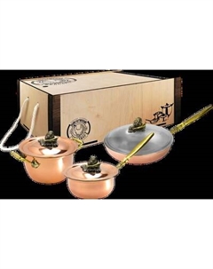 Набор кухонной посуды Кольчугинский мельхиор Чеснок / КМ19570301