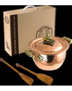 Кастрюля Кольчугинский мельхиор Чеснок / КМ19700306