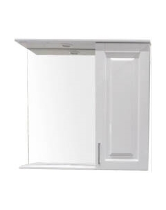 Шкаф с зеркалом для ванной Garda Alba-3/R (85)