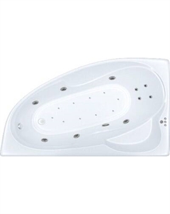 Ванна акриловая Изабель 170x100 L Экстра Люкс Турбо Triton