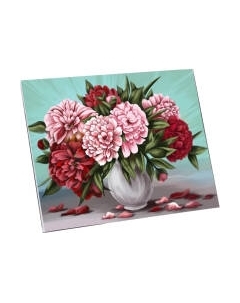 Картина по номерам Школа талантов Большой букет пионов / 5248132