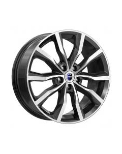 Литой диск K&K Портер 18x7.5" 5x114.3мм DIA 66.6мм ET 37мм Алмаз черный K&k