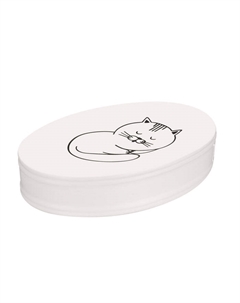 Мыльница настольная, керамика, Happy Cats FOR-HC036 Fora