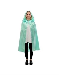 Карнавальный плащ детский, атлас, мятный, длина 85 см Страна карнавалия