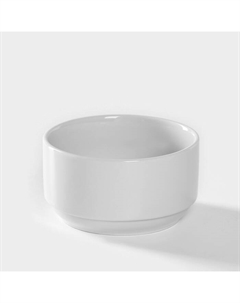 Чашка фарфоровая для бульона без ручек «Бельё», 470 мл, d=12 см, цвет белый Добрушский фарфоровый завод